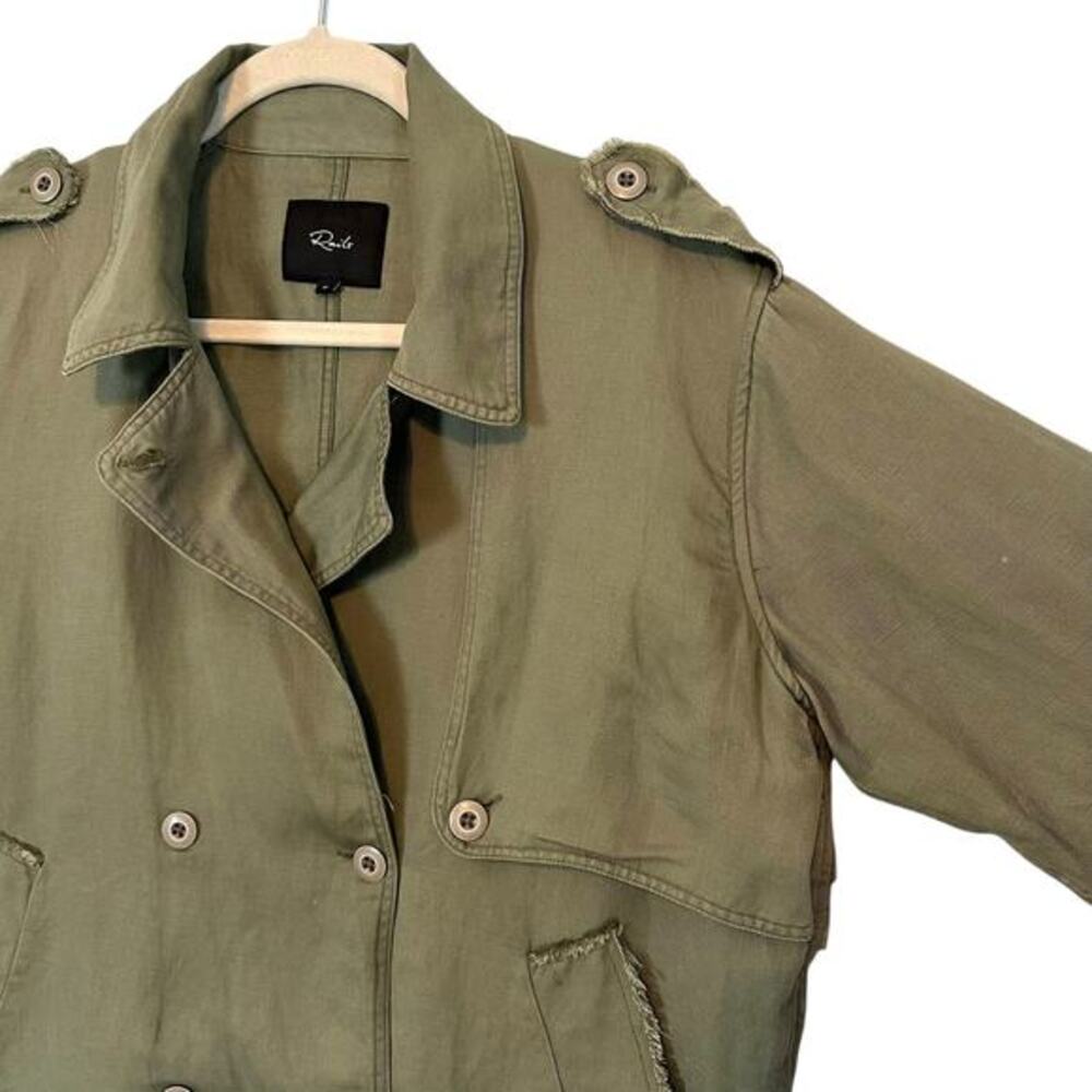 Rails Barclay Sage Double Breasted Utility Jacket Medium Coastal‎ Casual - Picture 7 of 16